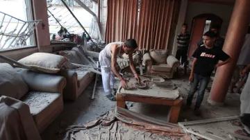 Škody v Pásmu Gazy způsobené izraelskými útoky