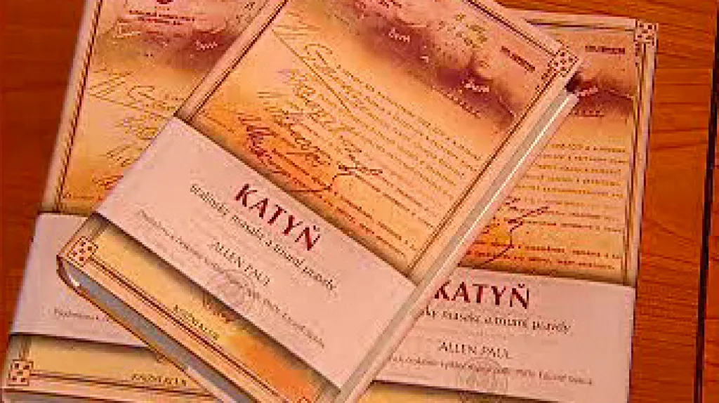 Titulní strana knihy Katyň