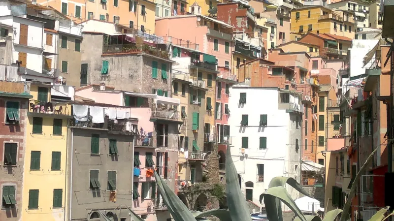 Rybářská vesnička Riomaggiore