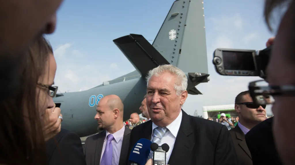 Miloš Zeman na Dnech NATO