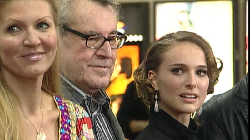 Manželé Formanovi a Natalie Portmanová