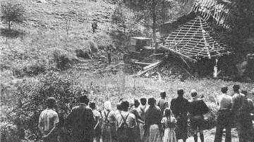 Definitivní zánik obce Jasánky v roce 1956