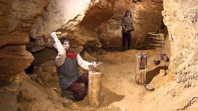 Expozice v Koněpruských jeskyních