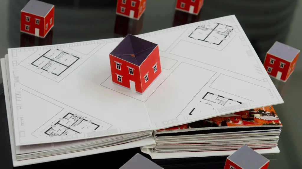 3D papírové modely z knihy Zlín