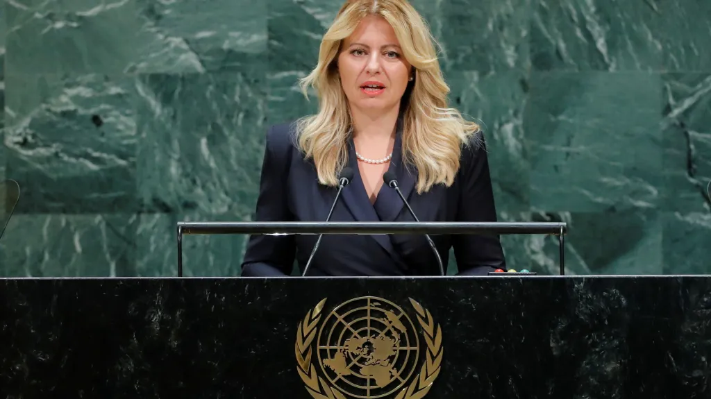 Slovenská prezidentka Zuzana Čaputová v OSN v roce 2019