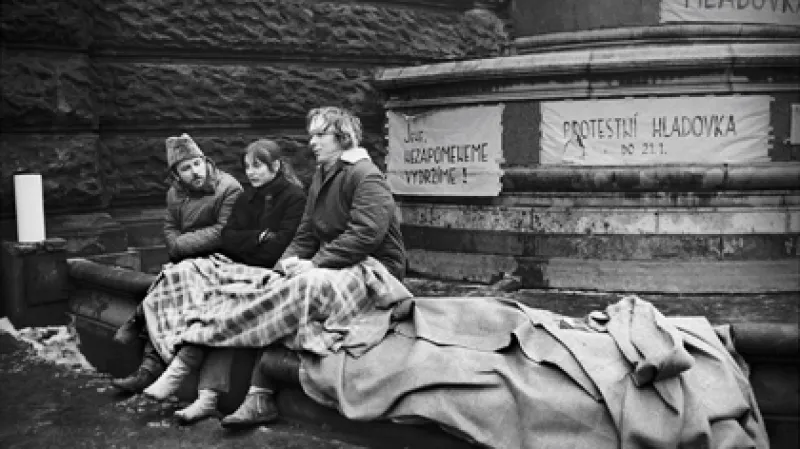 Z výstavy Jan Palach 16. 1. – 25. 1. 1969