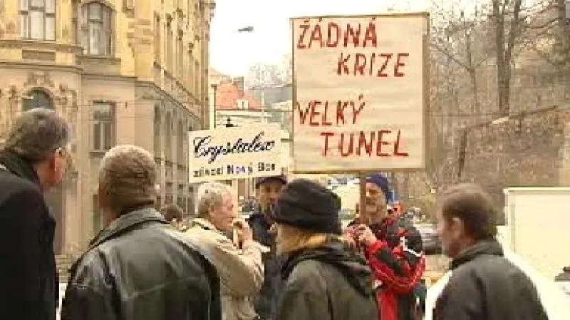 Demonstrující skláři