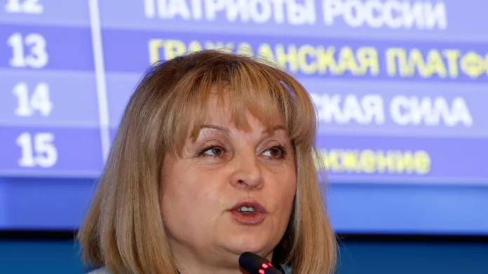 Předsedkyně ruské ústřední volební komise Ella Pamfilovová