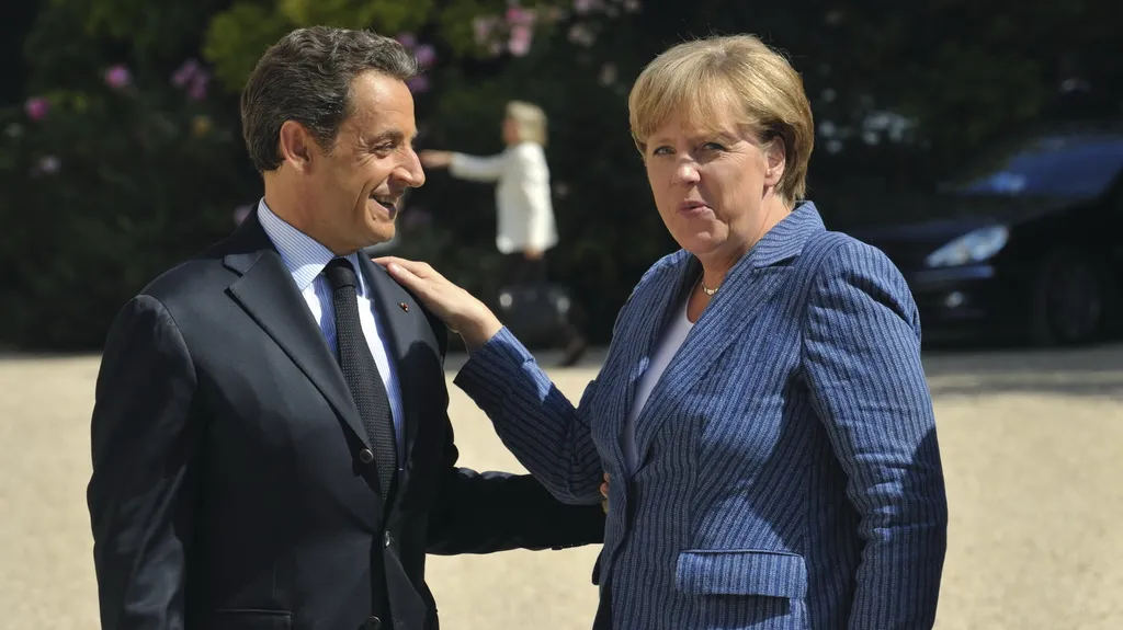 Angela Merkelová a Nicolas Sarkozy