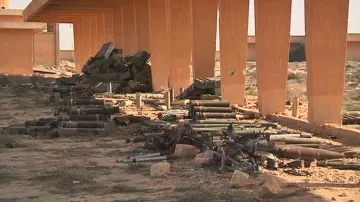 Opuštěné libyjské zbraně