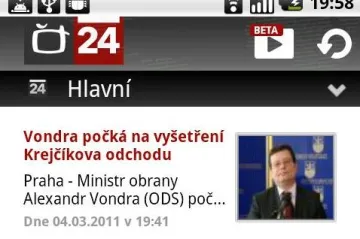 Živé vysílání ČT24 nejlepší mediální aplikací roku