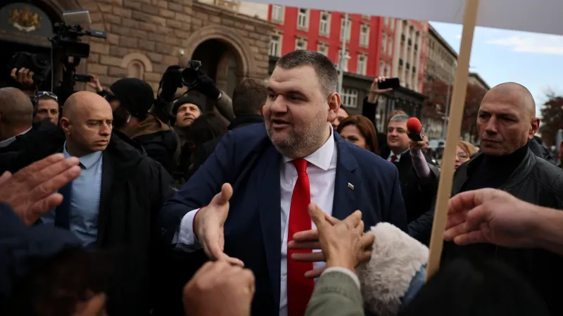 Lídr uskupení DPS-NN Deljan Peevski