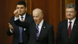 Americký viceprezident Joe Biden na Ukrajině