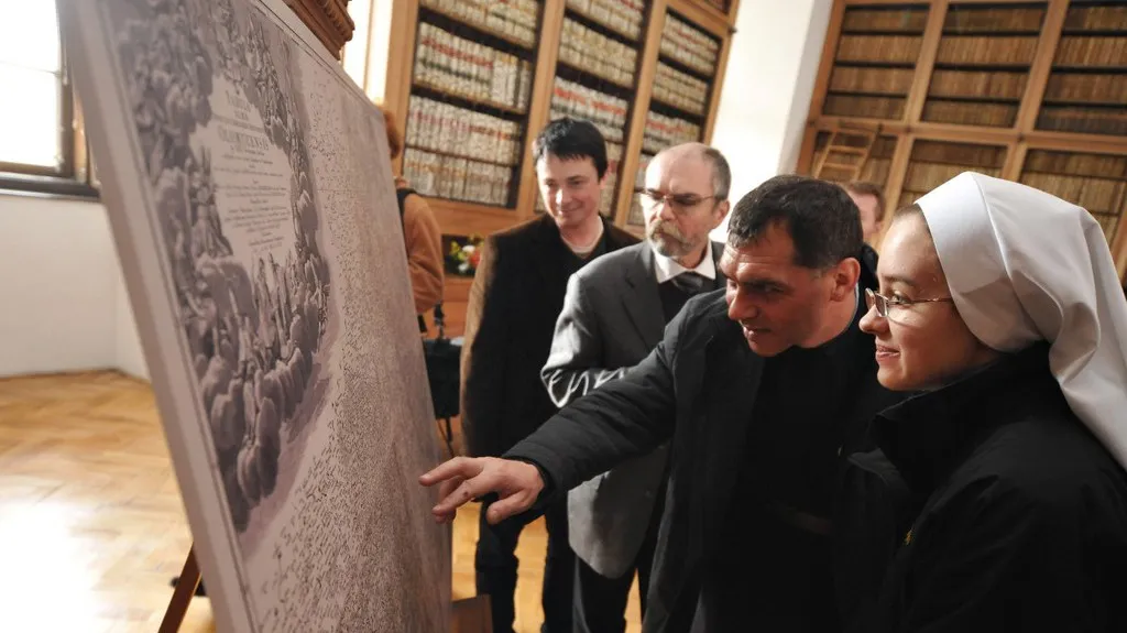Z výstavy barokních tiskařských matric