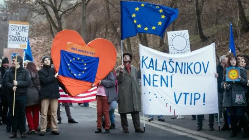 Demonstrace na podporu premiéra,  Autor: Šimánek Vít,  Zdroj: ČTK